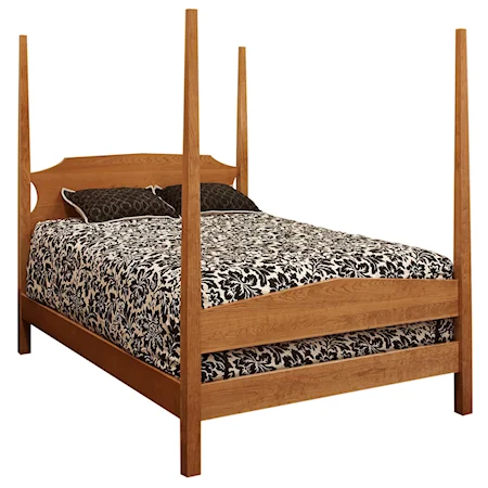 King Poster Bed with Tapered Posts